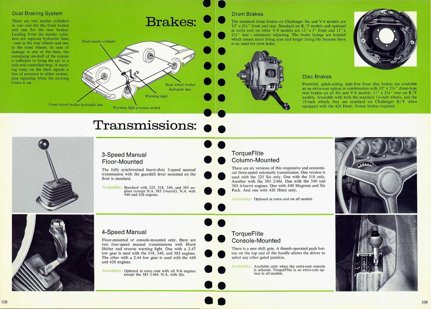 1970 Dodge Challenger Lineup Brochure Page 7